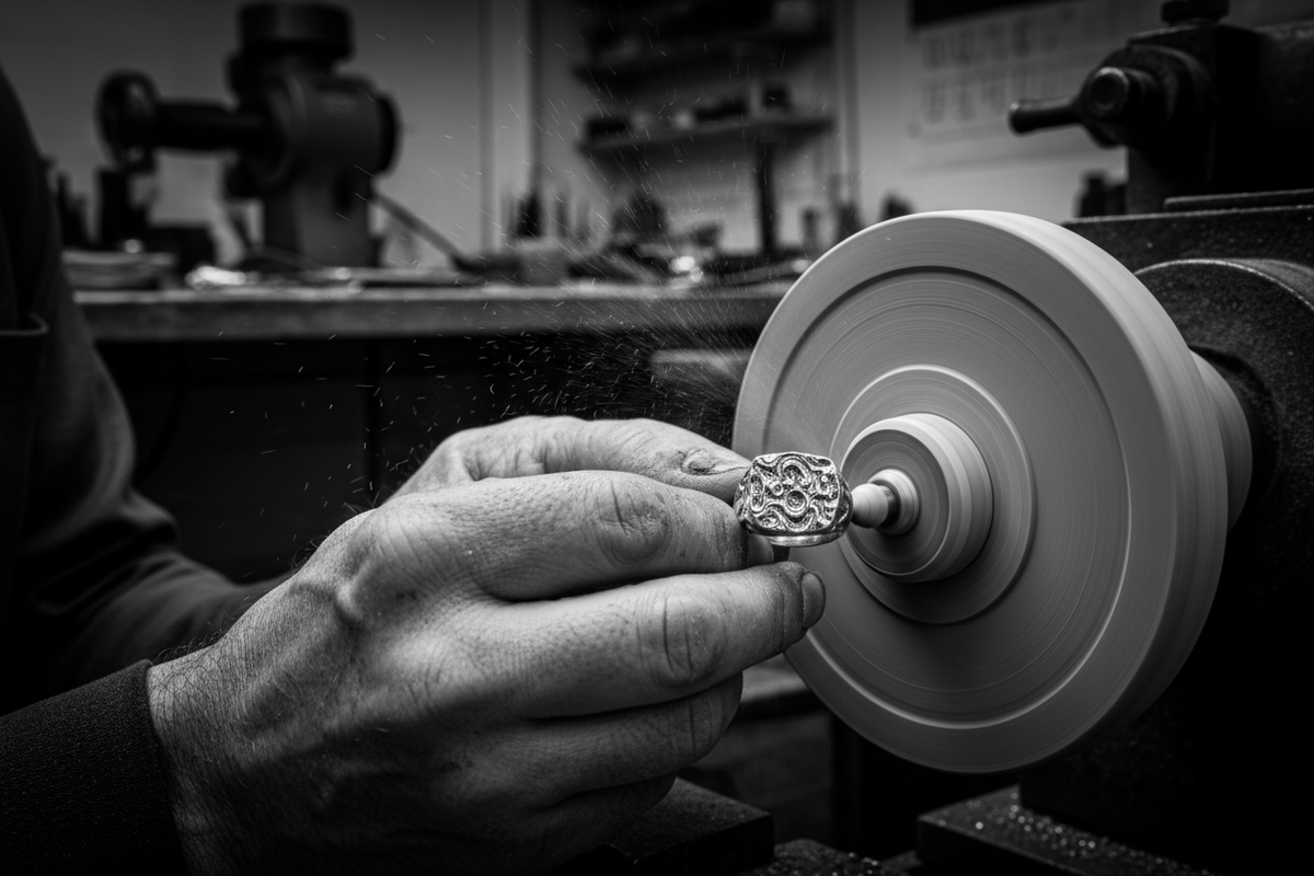 Jewelry Artisan — Black & White Documentary